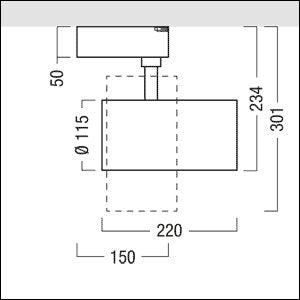 Zumtobel Group - Downlight/Strahler/Flutlicht LED-Stromschienenstrahler VIV2L 4900 #60716373 830