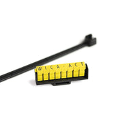 HellermannTyton - Kabelmarkierungssystem WIC Kennzeichnungsclip 561-06000(100) − 10 Stück