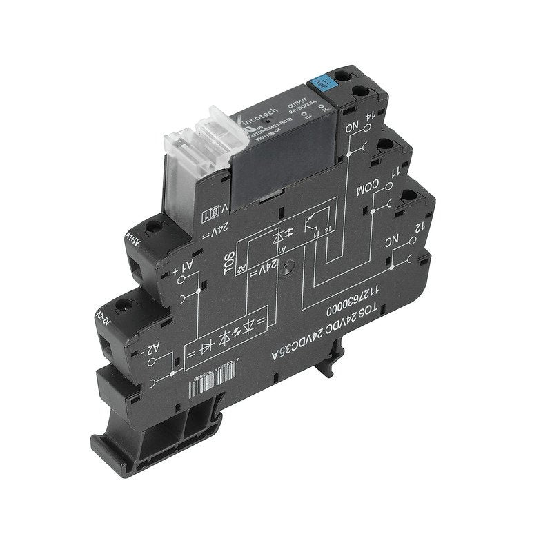 Weidmüller - Optokoppler Halbleiterrelais TOS 24VDC 24VDC5A 24VDC20%,3...33VDC − 10 Stück