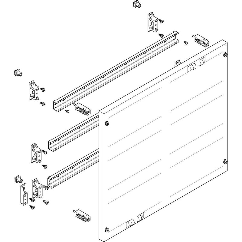 ABN - Verteilerfeld für Installationsverteiler ESPRO-Modul MF2310 flach BxH:500x450mm