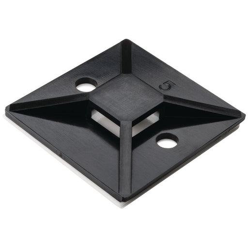 HellermannTyton - Befestigungssockel und -element für Kabelbinder Befestigungssockel MB5A-151-28602 Schwarz 100 St ME − 100 Stück