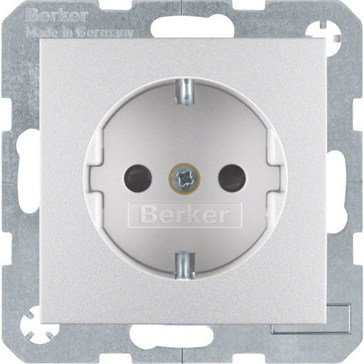 Berker - Steckdose Schuko-Steckd.alu matt 41231404
