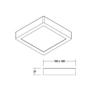 Brumberg Leuchten - Downlight/Strahler/Flutlicht LED-Anbaupanel 12249073