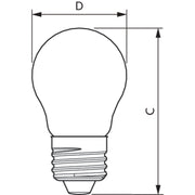 Philips Lighting - LED-Lampe/Multi-LED LED-Tropfenlampe E27 CorePro LED#34766300 klar Glas