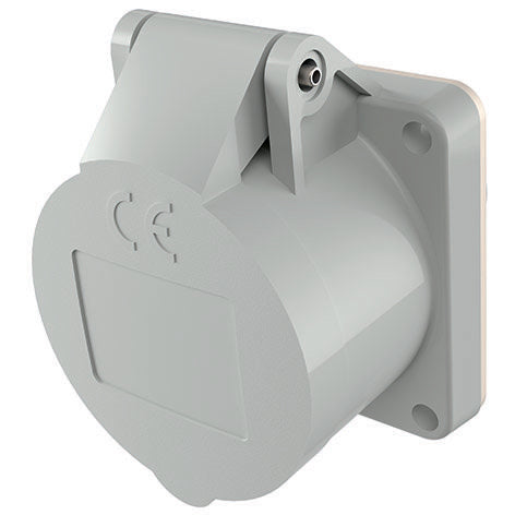 Mennekes - CEE-Anbausteckdose (IEC 60309) Anbaudose 617 32A,2p,12h,50V,IP44