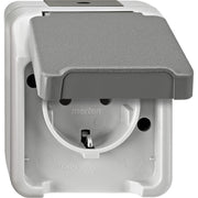 Merten - Steckdose SCHUKO-Steckdose MEG2301-8029 lichtgrau