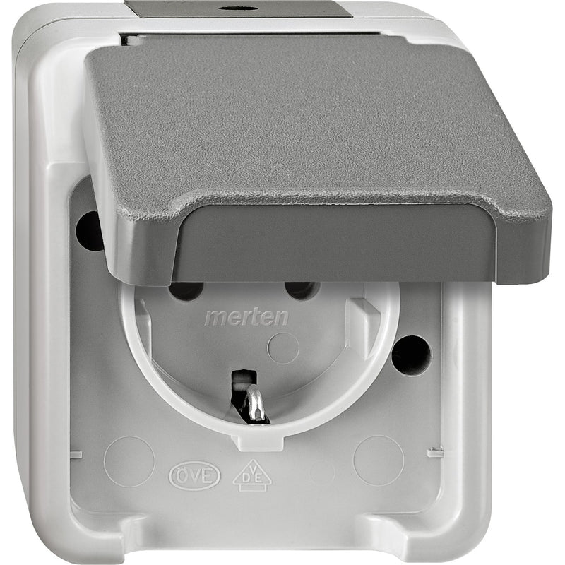 Merten - Steckdose SCHUKO-Steckdose MEG2301-8029 lichtgrau