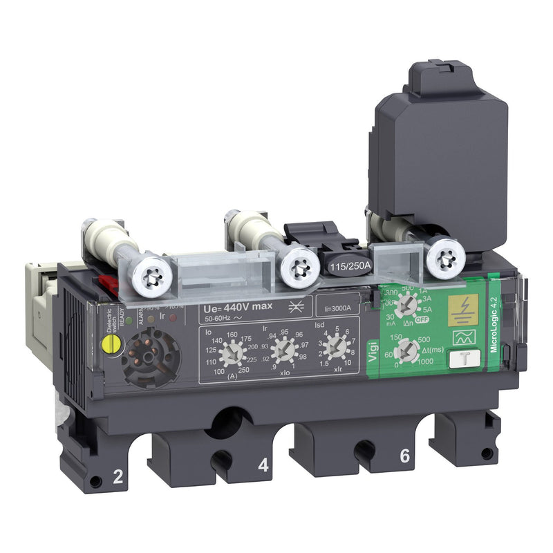 Schneider Electric - Auslöseblock für Leistungsschalter Elektron. Auslösegerät C2534V250 MicroLogic 4.2