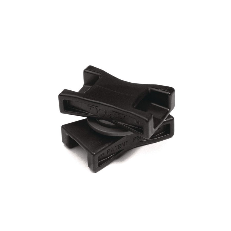HellermannTyton - Befestigungssockel und -element für Kabelbinder Befestigungselement DSWS5-HS-BK-L1 sw − 50 Stück