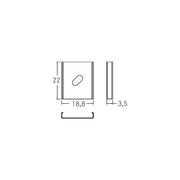 Brumberg Leuchten - Mechanisches Zubehör/Ersatzteile für Leuchten Halter-Set 53035000 silber
