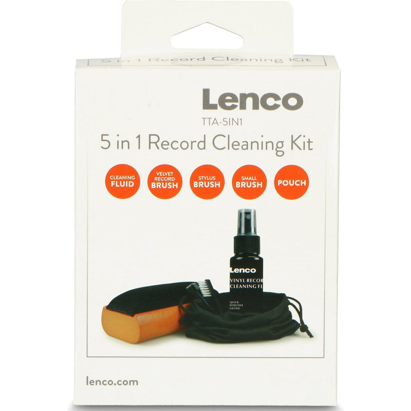 LENCO - Zubehör/Ersatzteile für Unterhaltungselektronik Cleaning-Kit f.Schallplatt TTA-5IN1 en+Nadeln