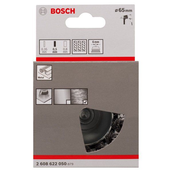 Bosch - Rotierende Drahtbürste PRO Metal heavy 2608622050 Topfbürste gerader