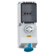 Bals Elektrotech - CEE-Steckdose abschaltbar, abgesichert (IEC 60309) Wandsteckdose abschaltbar 17039 verriegelt abgesich