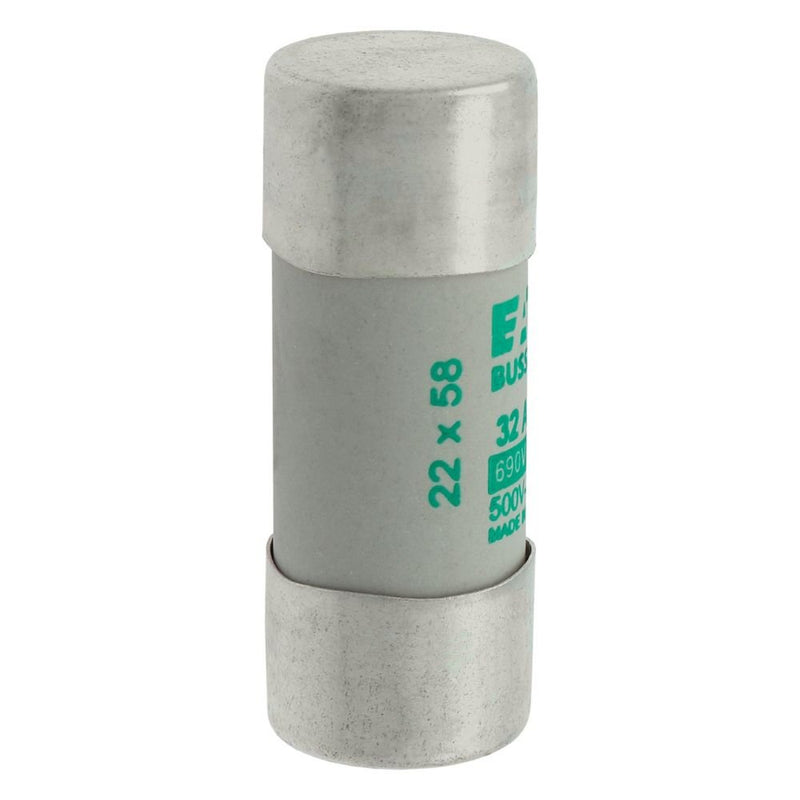 Eaton - Zylindrische Sicherung Sicherungseinsatz Nieders. CYLINDRICA#C22M32 32A AC 690V 80kA − 10 Stück