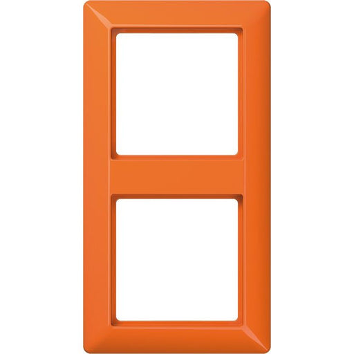 Jung - Abdeckrahmen Rahmen 2-fach orange AS 582 BF O waage/senkrecht