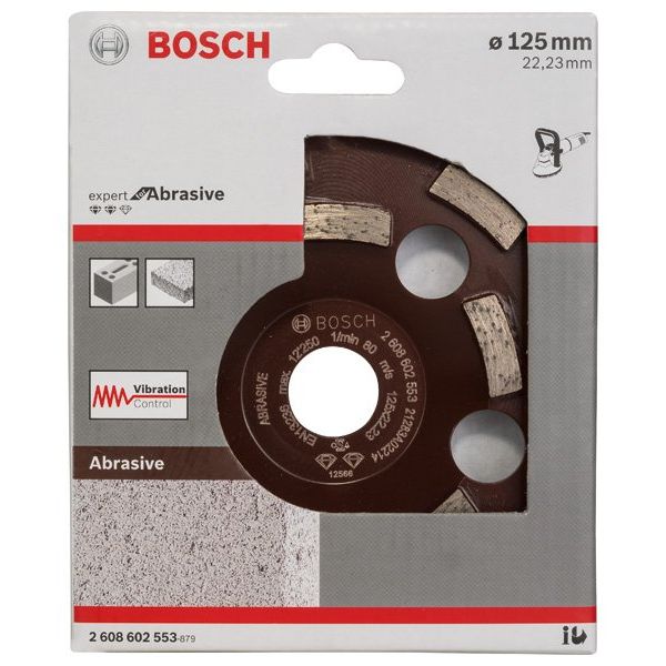 Bosch - Trenn-/Schleifscheibe PRO Abrasive Topfscheibe, 2608602553 50 x 125 mm 22,23 mm
