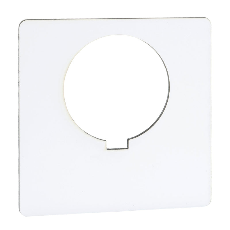 Schneider Electric - Bezeichnungsschild für Befehlsgeräte Bezeichnungsschild 9001KN100WP 57x57mm, neutral − 1 Stück