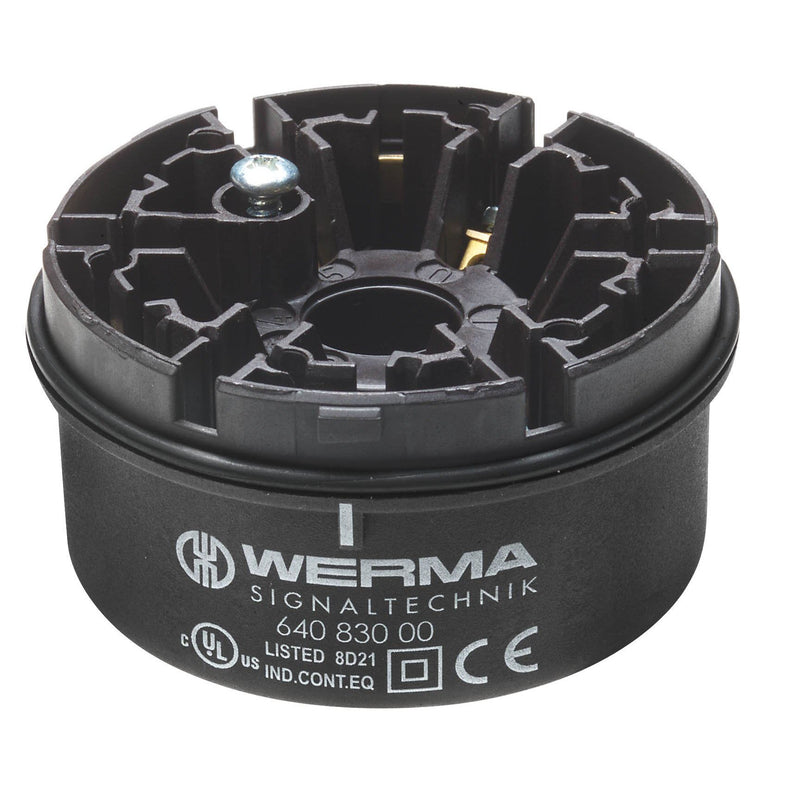 Werma - Signalsäulenelement, Anschlussmodul Anschlusselement 64083000