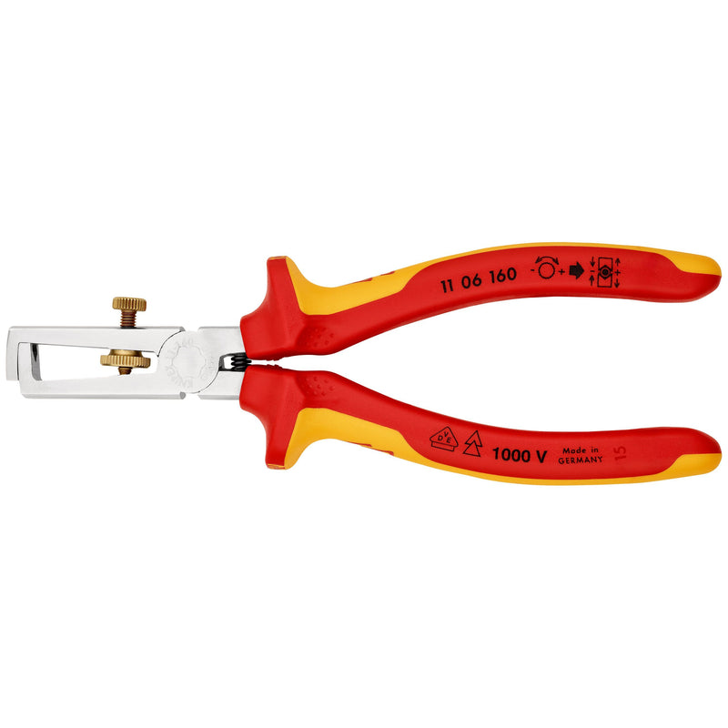 Knipex - Abisolierzange 11 06 160 SB isoliert, 160mm