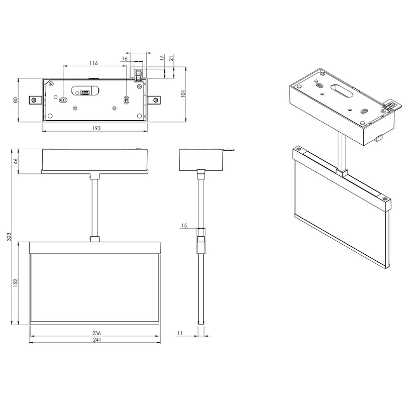 RP-Technik - Sicherheitsleuchte LED-Rettungszeichenleuchte AMDP403SC-E EB 3h, SC, eds-opt