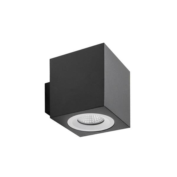 Brumberg Leuchten - Decken-/Wandleuchte Wand-Anbaumodul quadr. 45211560 schwarz/weiß