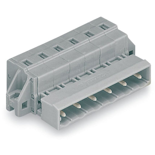 WAGO - Kabelsteckverbinder für Leiterplattensteckverbinder 1-Leiter-Stiftleiste 731-612/019-000 CAGECLAMP,2,5mm²,gr − 10 Stück