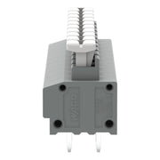 WAGO - Leiterplattenklemme 235-410/331-000 Drücker,1,5mm²,grau − 20 Stück