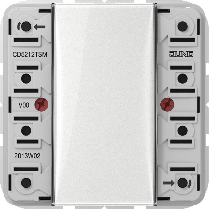 Jung - Taster Tastsensor-Modul 1fach CD 5212 TSM AC/DC24V 1-k. 2Sp