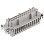 Harting - Kontakteinsatz für Rechtecksteckverbinder Steckverbinder-Einsatz 09330242791 Han 24E-BU-S FE AU