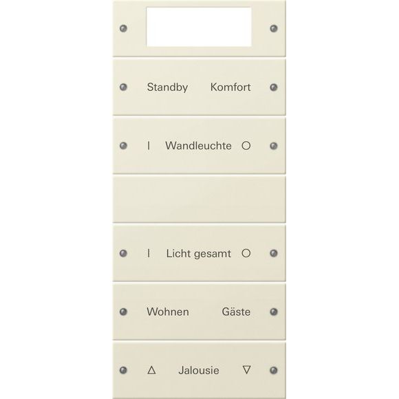 Gira - Bussystem-Tastwippe Wippenset 5-fach 221501 beschr. Sys 55 crws