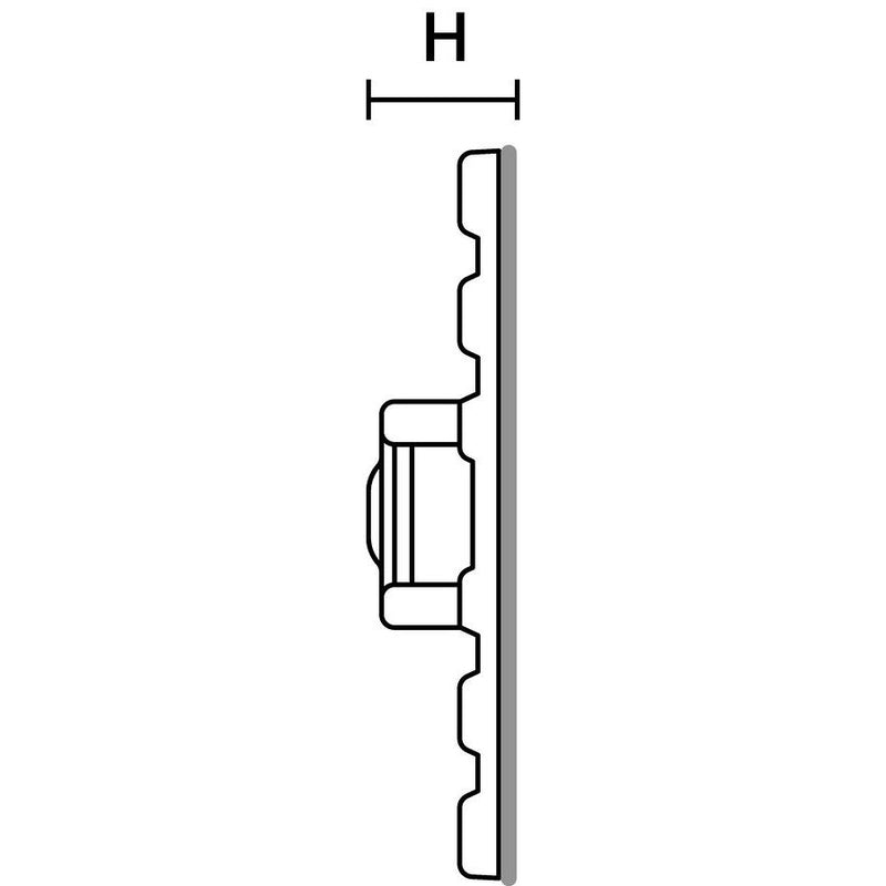 HellermannTyton - Befestigungssockel und -element für Kabelbinder Klebesockel FMB4APT-A-BK flexibel − 10 Stück