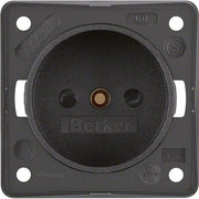 Berker - Steckdose anth 961942505 ohne Schutzkontakt