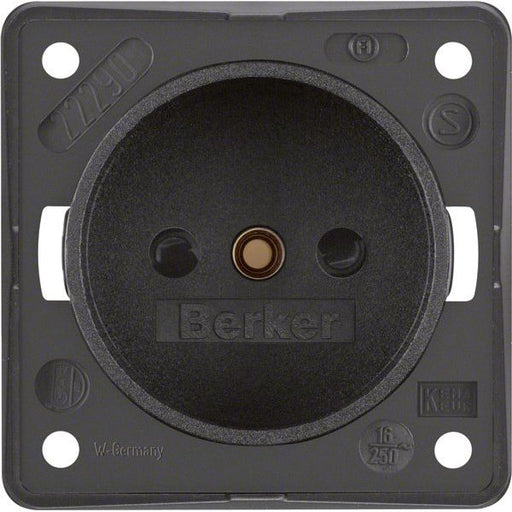 Berker - Steckdose anth 961942505 ohne Schutzkontakt