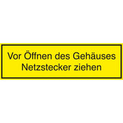 HellermannTyton - Warn-/Hinweisschild Etiketten 597-63207(VE100) − 5 Packung