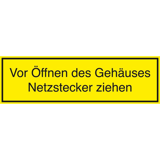 HellermannTyton - Warn-/Hinweisschild Etiketten 597-63207(VE100) − 5 Packung