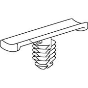 HellermannTyton - Befestigungsschelle für Kabel/Rohre Bündelungsklammer 151-00215(10000) schwarz 10.000 Stk. − 10000 Stück