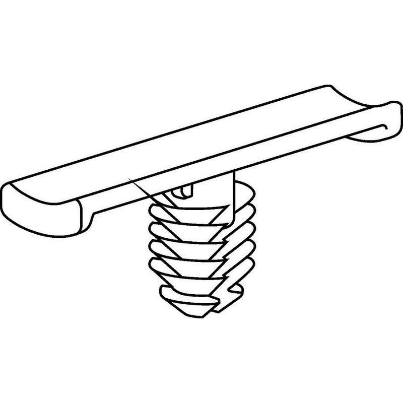 HellermannTyton - Befestigungsschelle für Kabel/Rohre Bündelungsklammer 151-00215(10000) schwarz 10.000 Stk. − 10000 Stück