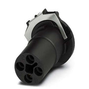 Phoenix Contact - Rundsteckverbinder, feldkonfektionierbar (Industriesteckverbinder) Einbausteckverbinder SACC-CI-M12F#1418342 − 100 Stück