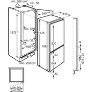 Electrolux AEG MDA - Kühl-/Gefrierkombination EB-Kühl/Gefrierkombi OS5S161ES Schlepptür