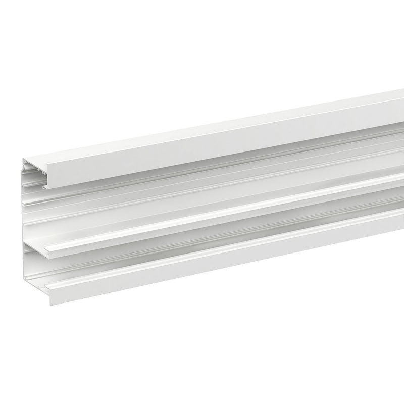 Schneider Electric - Geräteeinbaukanal INKA 161-2F/72 Unterteil 5512418 2500mm Alu ws