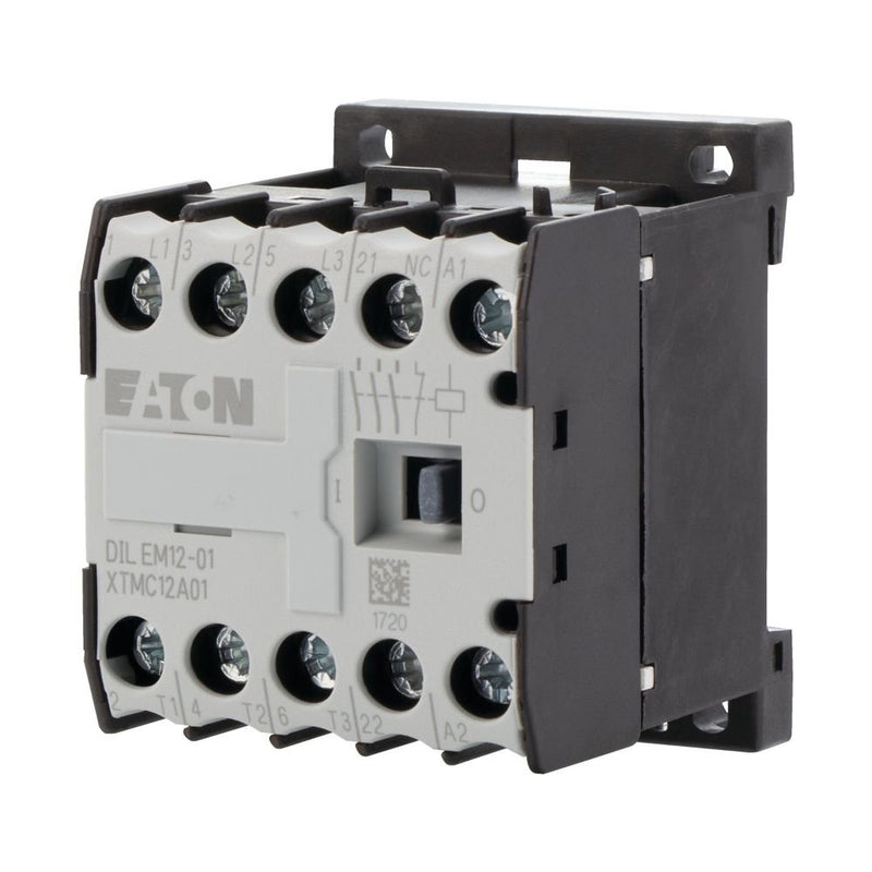 Eaton - Leistungsschütz zum Schalten von Wechselstrom Leistungsschütz DILEM12-01 #127095 (24V50/60HZ)