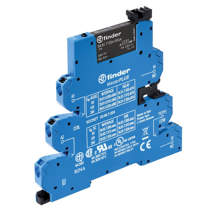 Finder - Optokoppler Koppelrelais-MasterPlus 39.60.3.230.9024 1S, 2A  − 10 Stück
