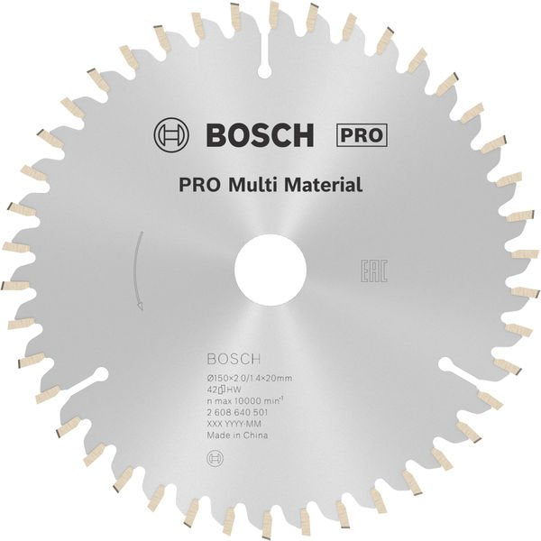 Bosch - Kreissägeblatt PRO Multi Material 2608640501 Kreissägeblatt 150 x