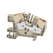 Weidmüller - Installations-Etagenklemme Klemme PUSH IN 6qmm AITB 6 BB 2C DL − 50 Stück