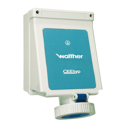 Walther Werke - CEE-Steckdose (IEC 60309) Wandsteckdose 63A 168509 5P 230V 9h IP67 − 1 Stück