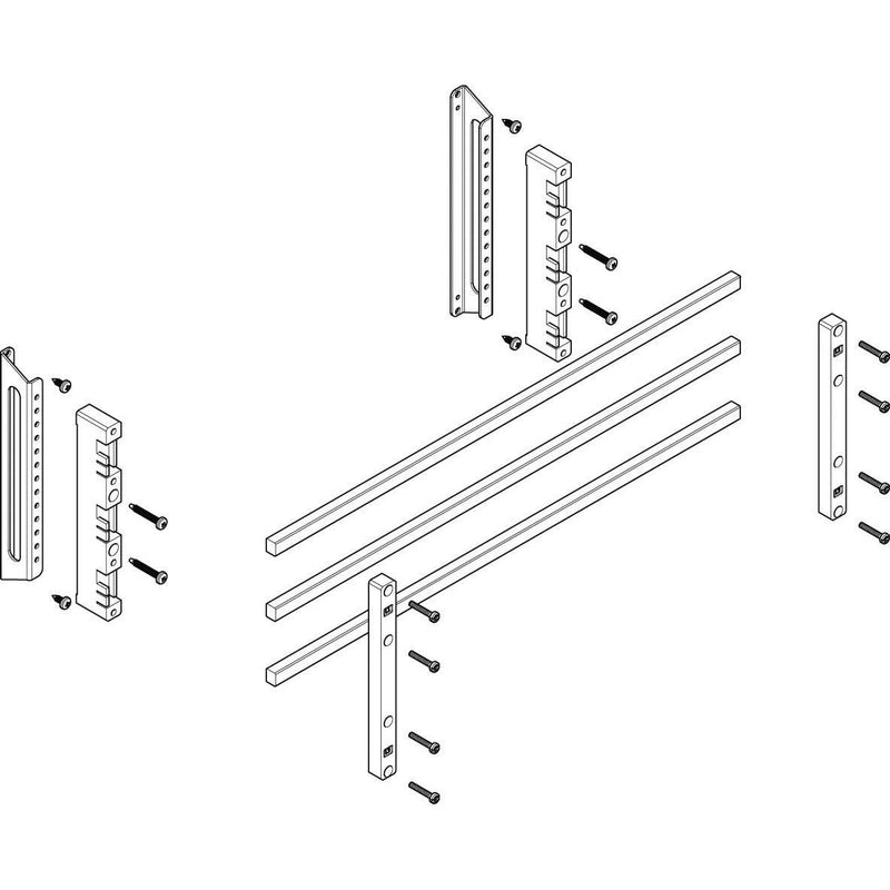 ABN - Verteilerfeld für Installationsverteiler Sammelschienen-Modul MTSC22633 tief 2FB/2RE