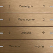 Gira - Bussystem-Tastwippe Wippenset 4-fach 503438 Tastsen.4 TS4 Bronze