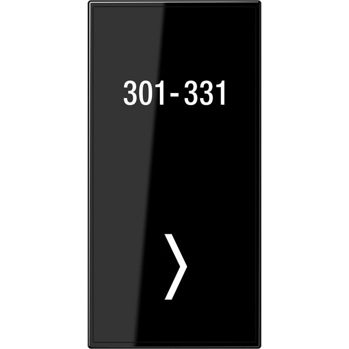 Jung - Abdeckung/Bedienelement für Installationsschalterprogramme Glasabdeckung LS CU KO6 TX-2 SW 2-fach