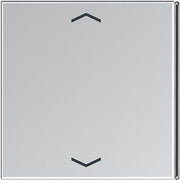 Jung - Abdeckung/Bedienelement für Installationsschalterprogramme Taste 4-fach alu AL 2404 TSAP 23 Symbol Auf/Ab