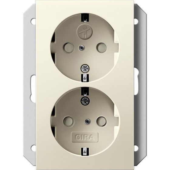 Gira - Steckdose Doppeldose SCHUKO 273101 1fach cws